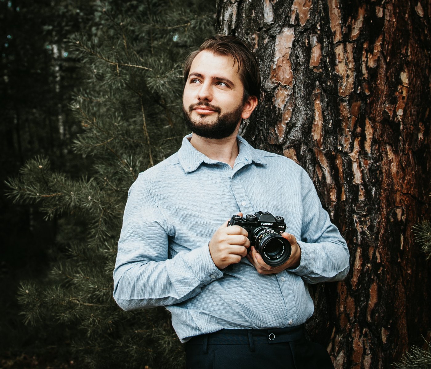 Rene Buko, Hochzeitsfotograf aus Heinsberg, mit seiner Kamera